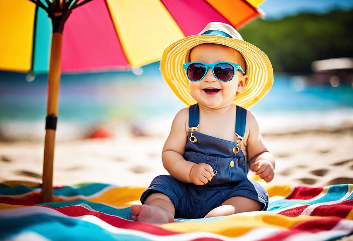 Bien protéger bébé du soleil : les vêtements adaptés