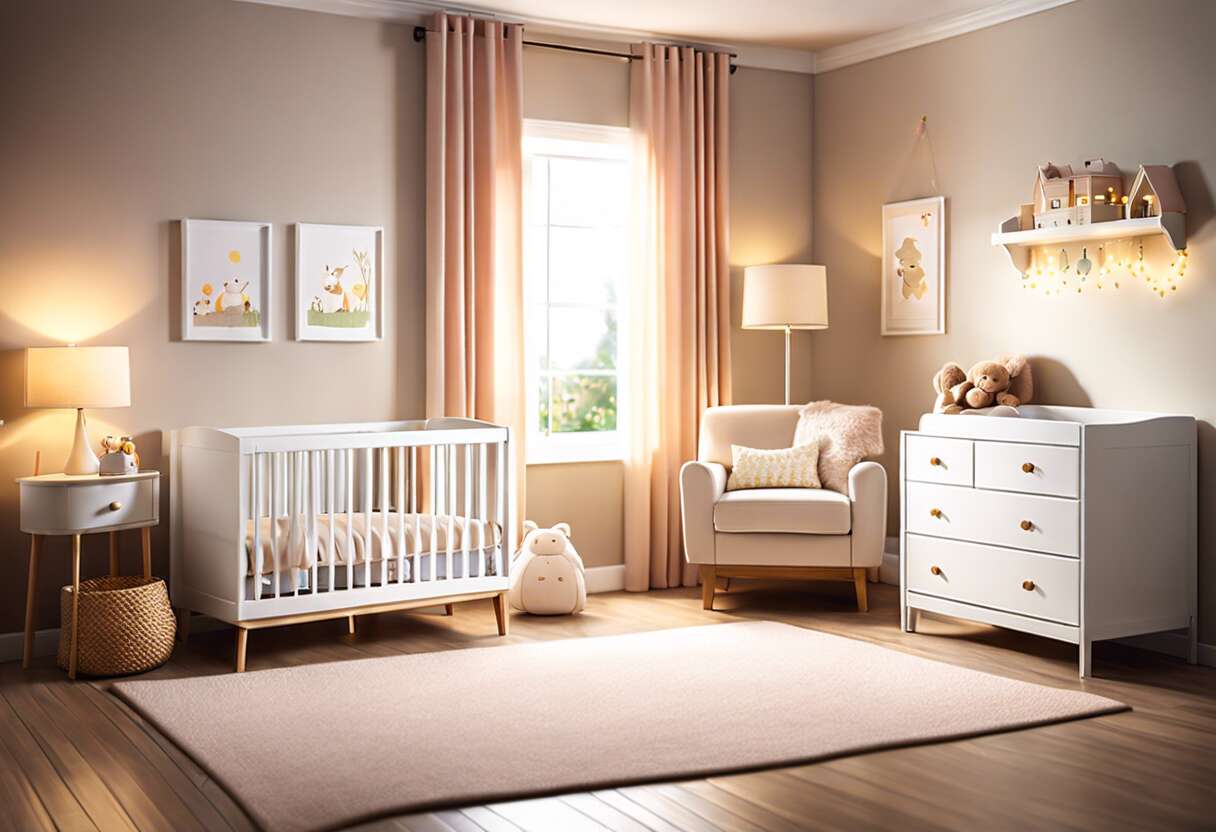 L'éclairage idéal pour une atmosphère apaisante dans la chambre de bébé