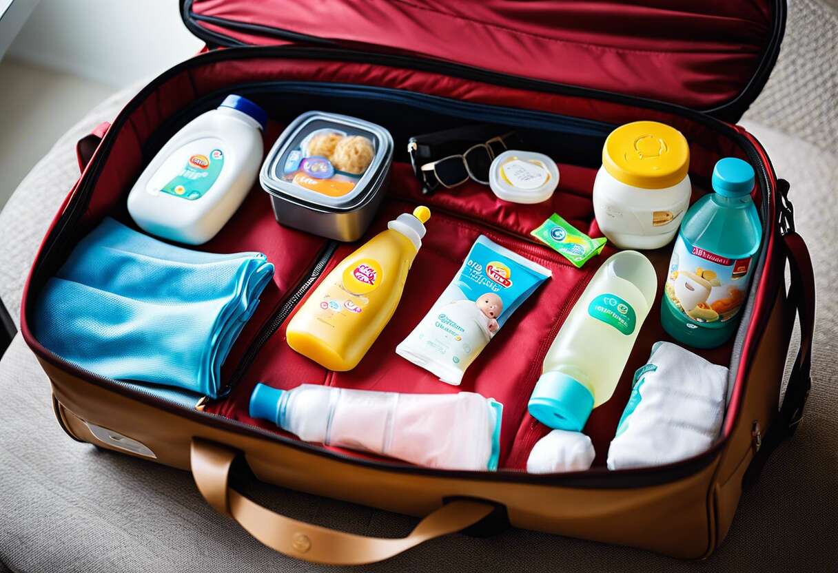 Préparer le sac de voyage de bébé : les indispensables à emporter
