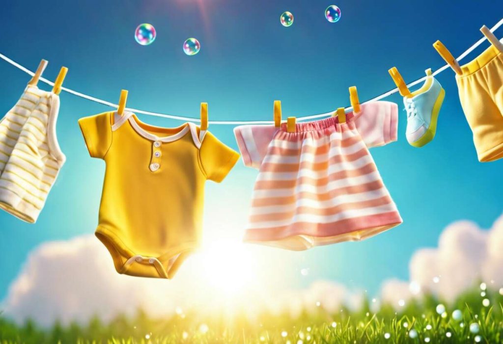 Entretien facile : trucs et astuces pour nettoyer les vêtements de bébé