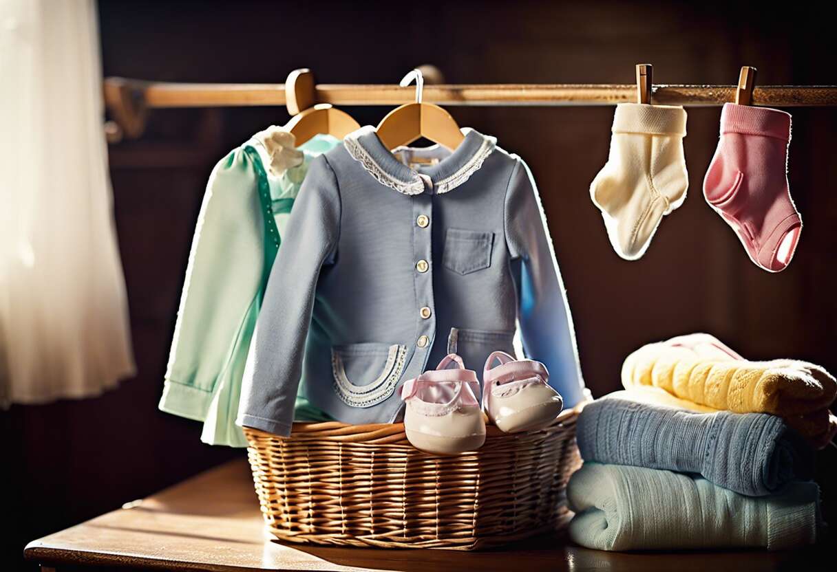 Préparer les vêtements de bébé avant le premier lavage : instructions initiales