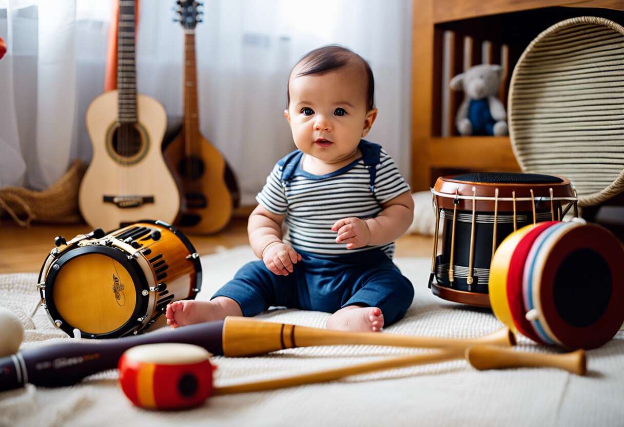 Faire ses premiers pas dans l'univers sonore : activités musicales pour les 0-18 mois