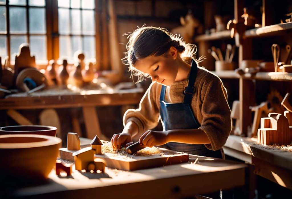 Fabrication de jouets en bois : retour aux origines du jeu