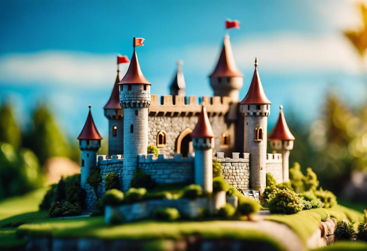 Châteaux forts miniatures : construire et comprendre la vie médiévale